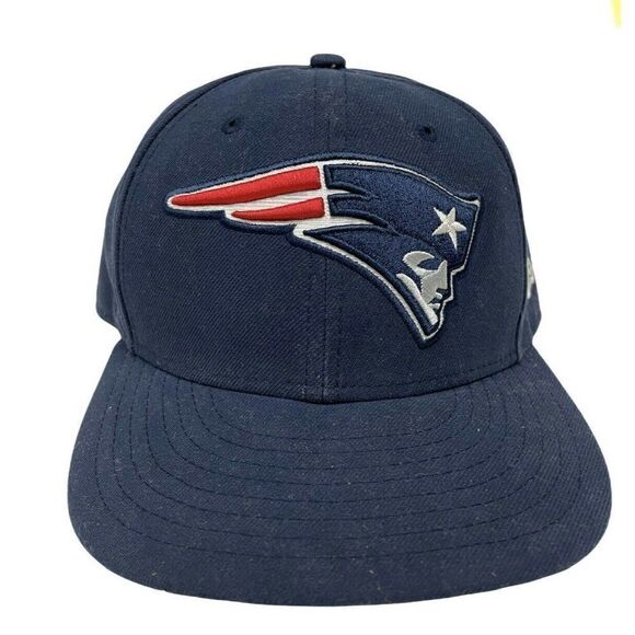 New Era 59Fifty Fitted Hat NFL New England Patriots Size 7 3/8 Pro Model - Picture 1 of 5